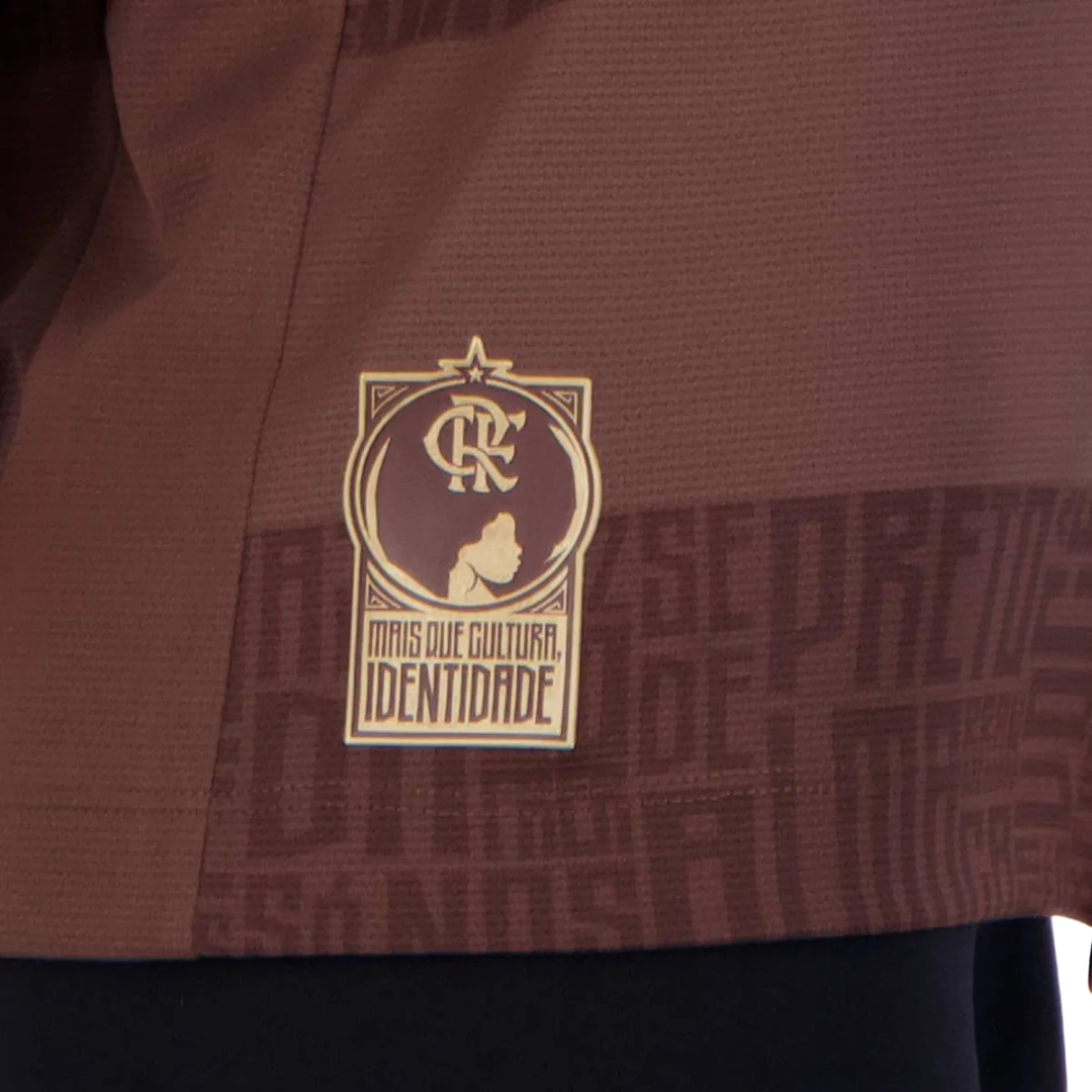 Camisa Flamengo Feminina Identidade Consciência Negra 2024