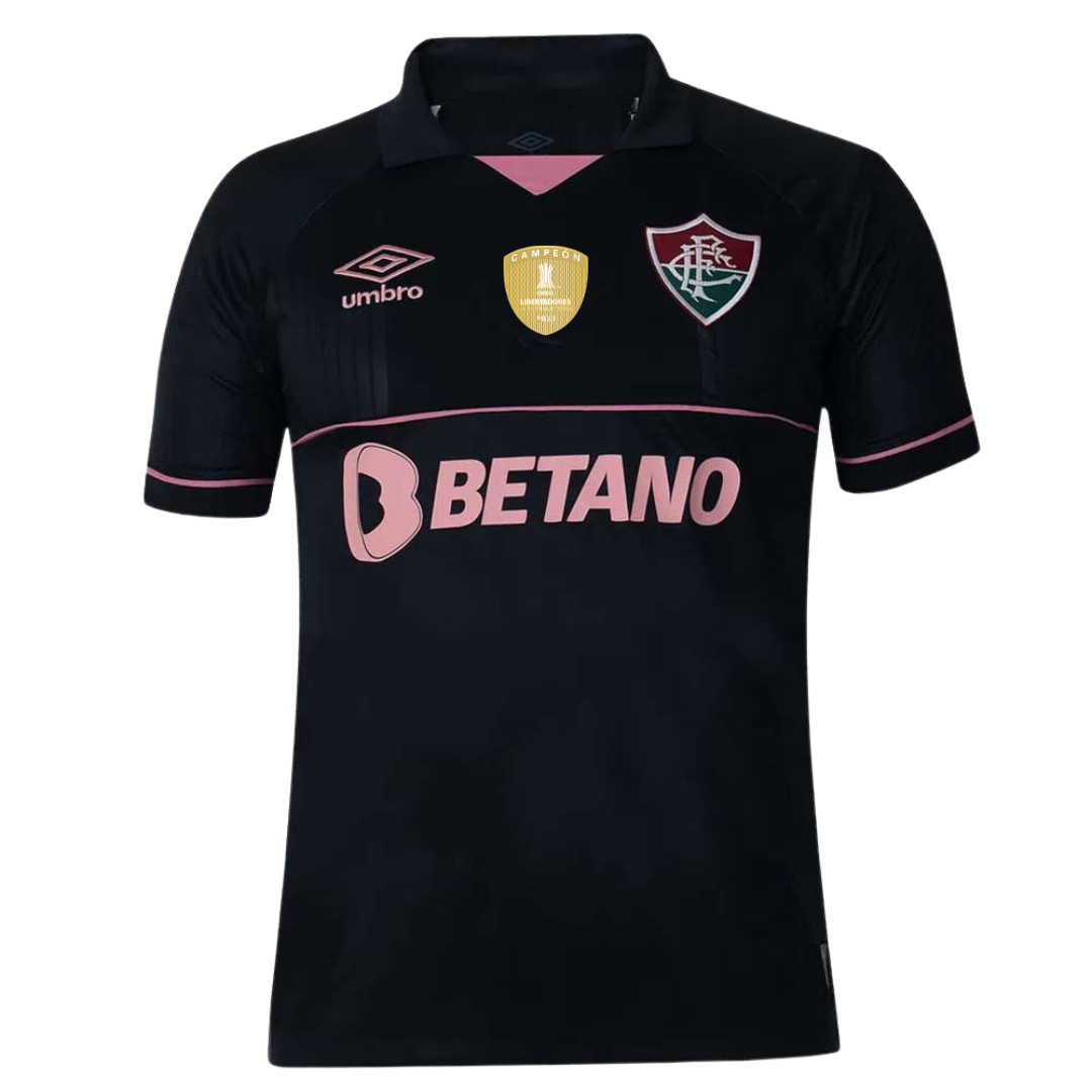 Camisa Fluminense 23/24 Goleiro Preto/Rosa