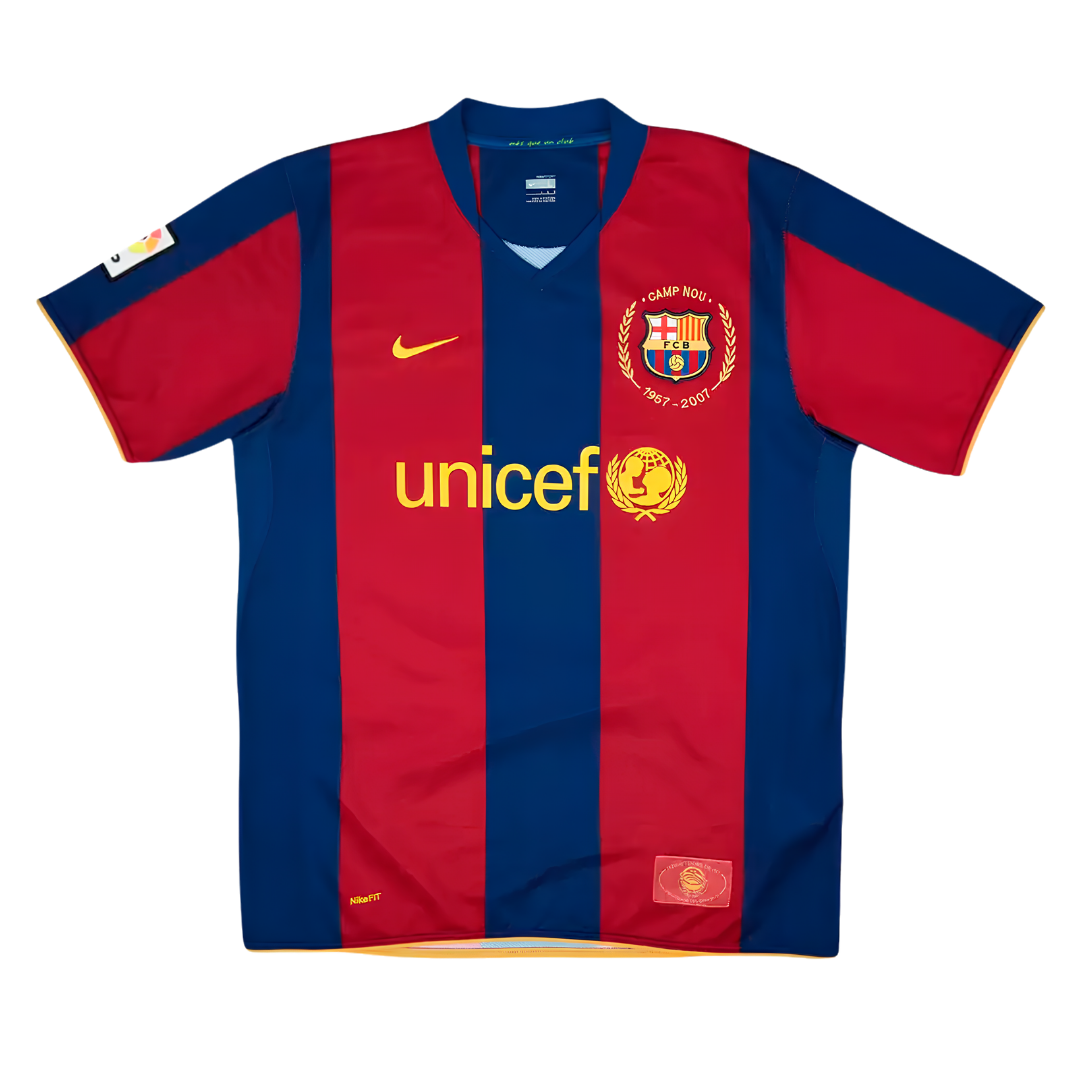 Camisa Retrô Barcelona 2007/08 Home - Messi Nº19