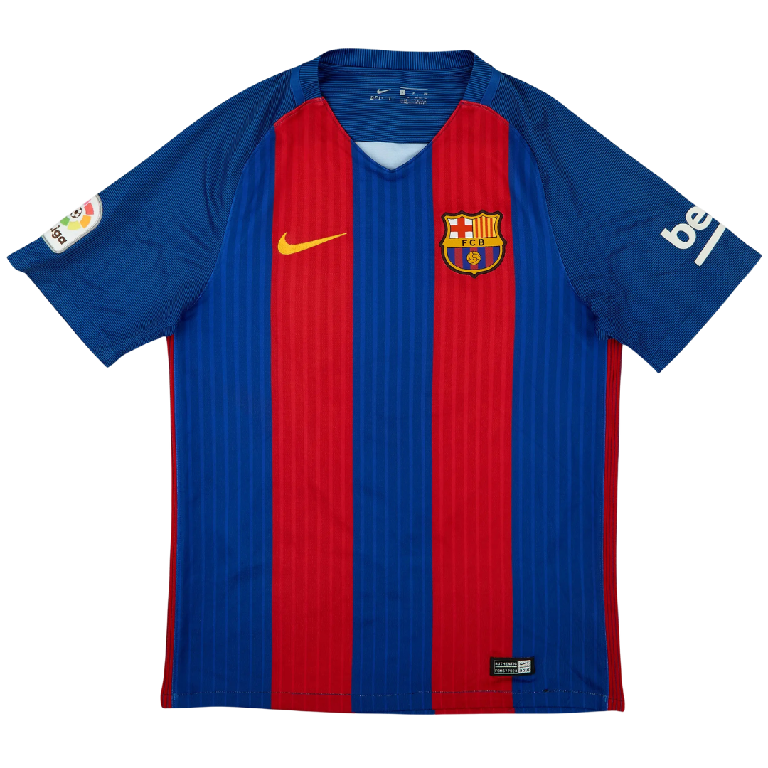 Camisa Retrô Barcelona 2016/17 Home - Messi Nº10