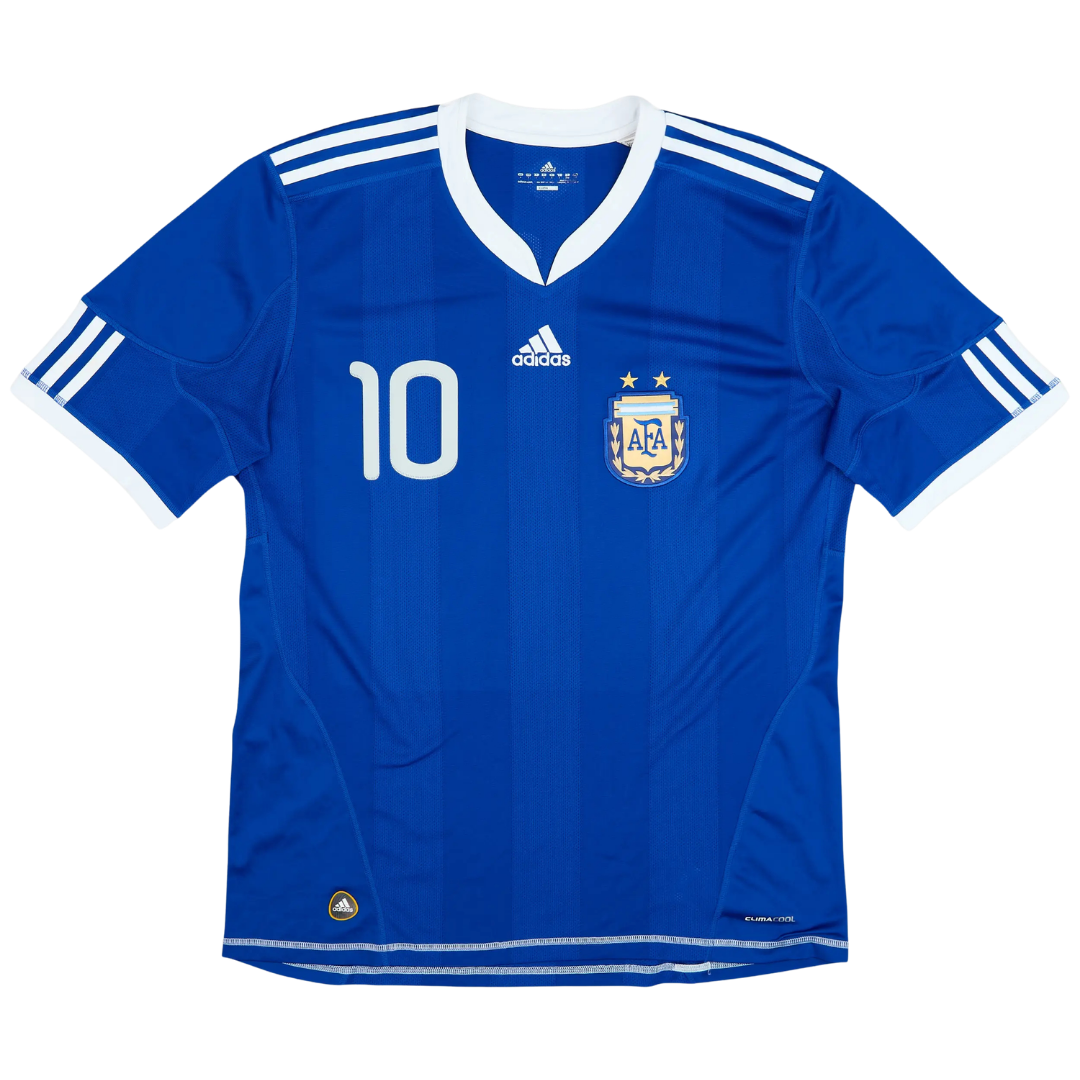 Camisa Retrô Argentina 2010/11 Away - Messi Nº10