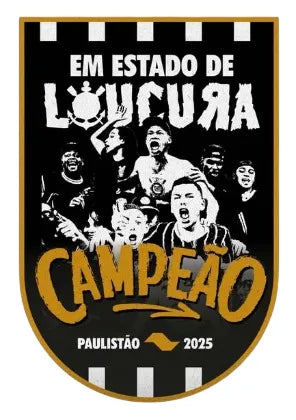 Patch Campeão Paulista - 2025