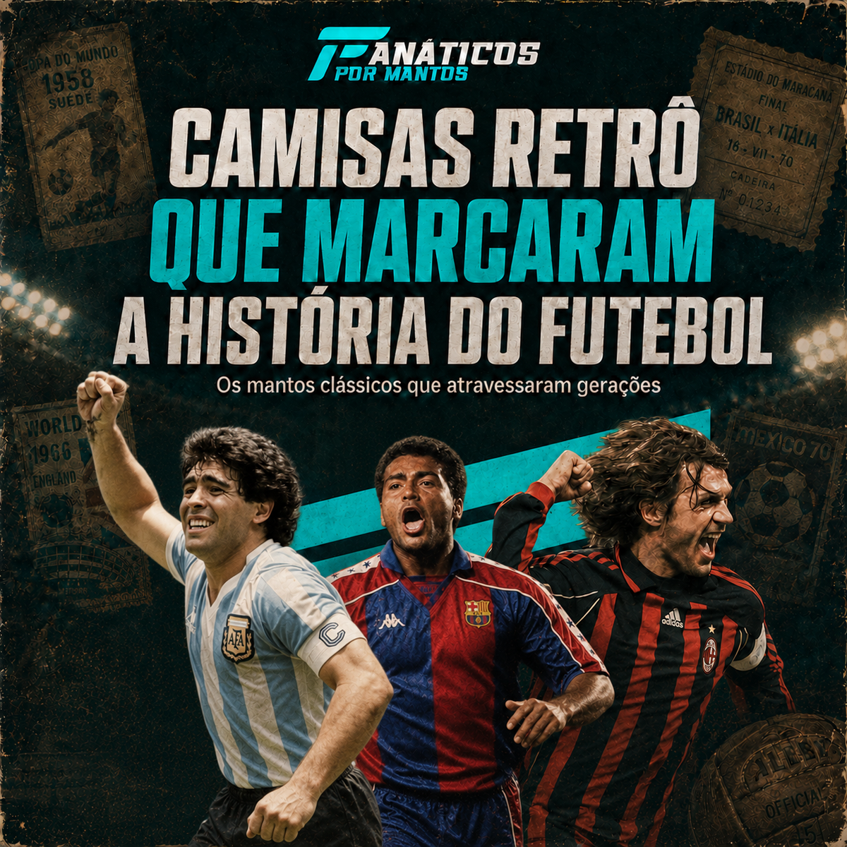 Camisas Retrô que Marcaram a História do Futebol