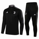 Conjunto Juventus Ziper Curto All Black
