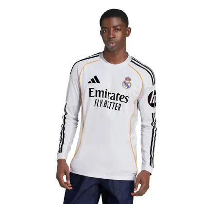 Camisa Real Madrid Manga Longa 2025/26 Home