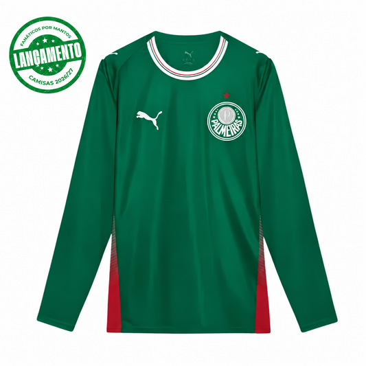 Camisa Palmeiras Manga Longa 26/27 Home