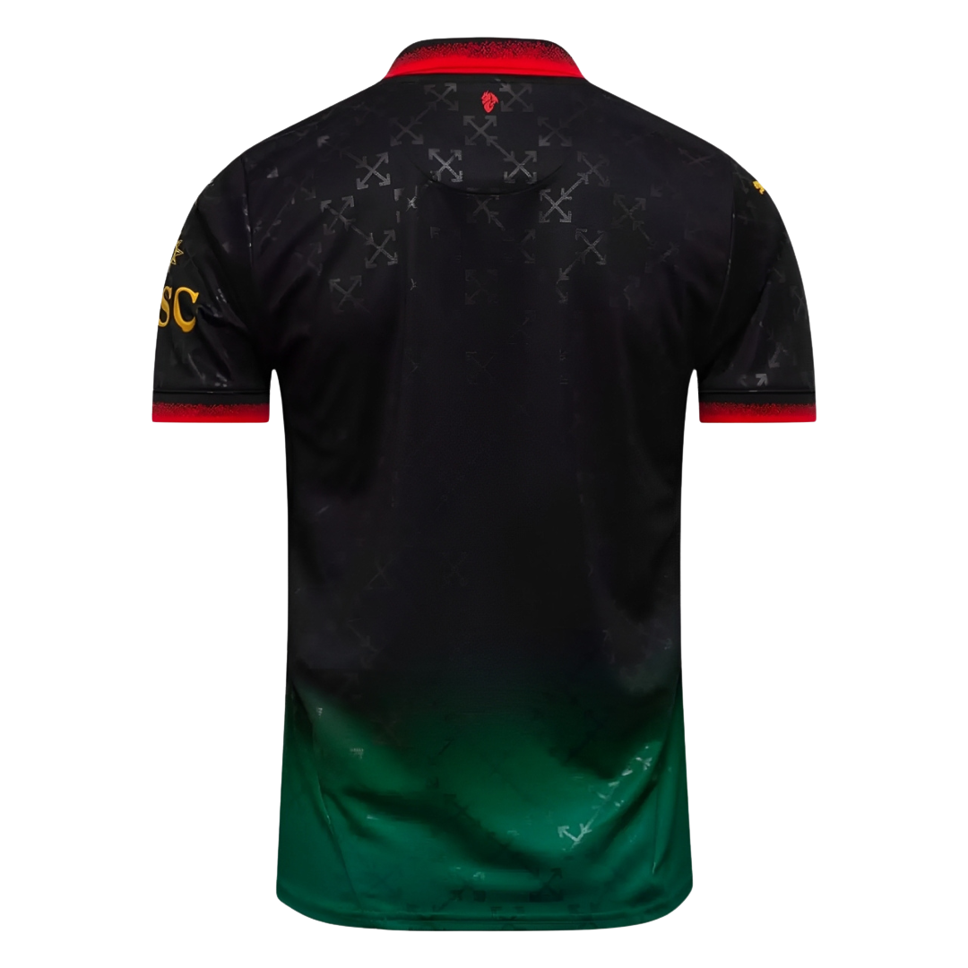 Camisa AC Milan x Off-White 25/26 Preta
