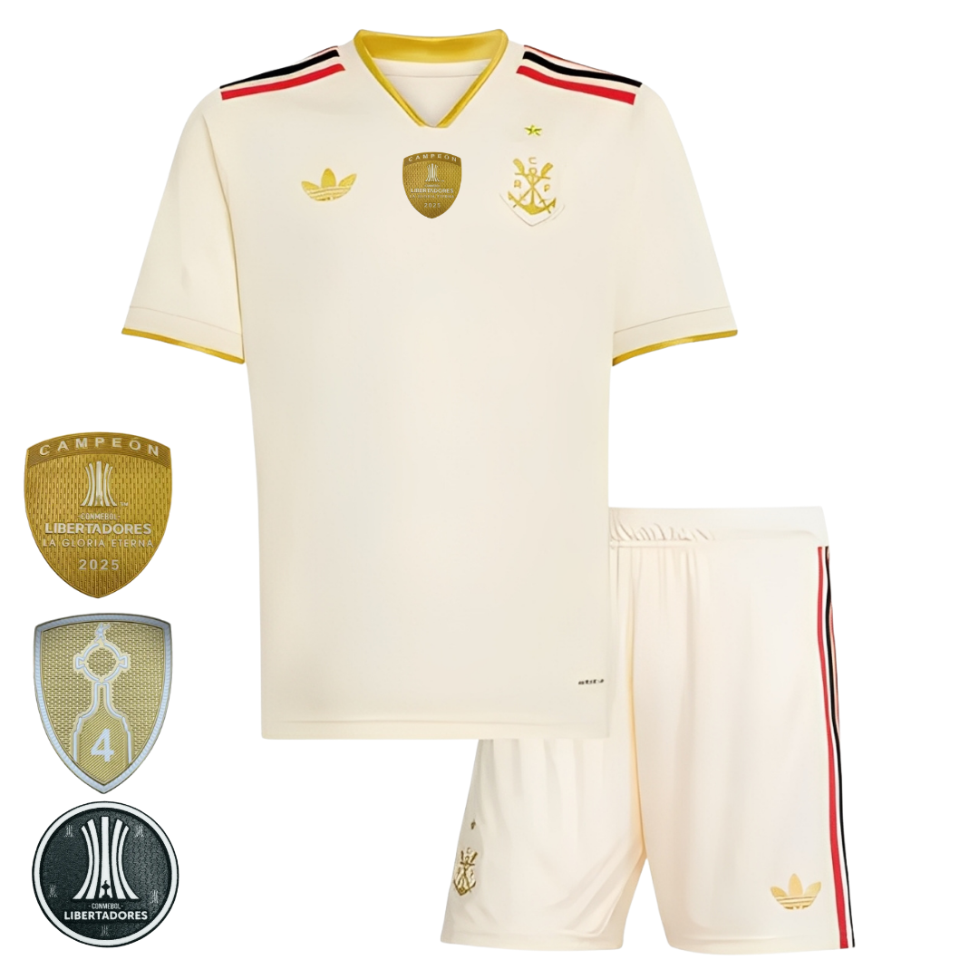 Kit Flamengo Infantil 25/26 Third