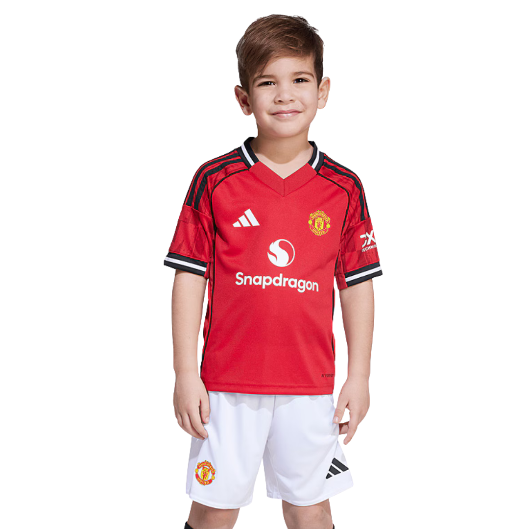 Kit Infantil Manchester United 25/26 Home
