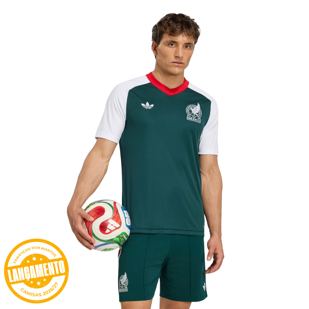 Camisa México FWC26 Pré-Jogo