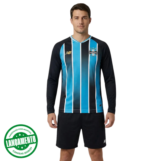 Camisa Grêmio Manga Longa 2026/27 Home
