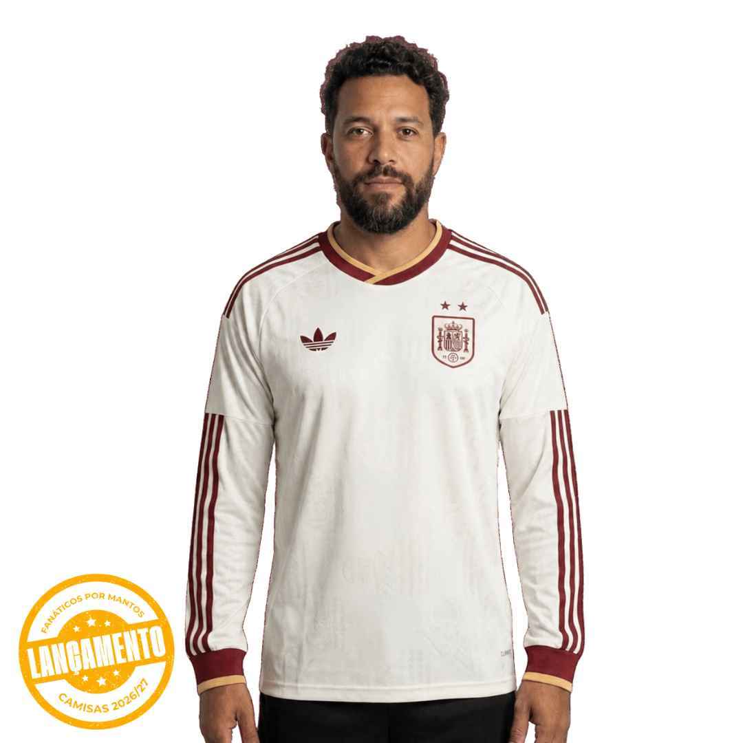 Camisa Espanha Manga Longa FWC26 Away