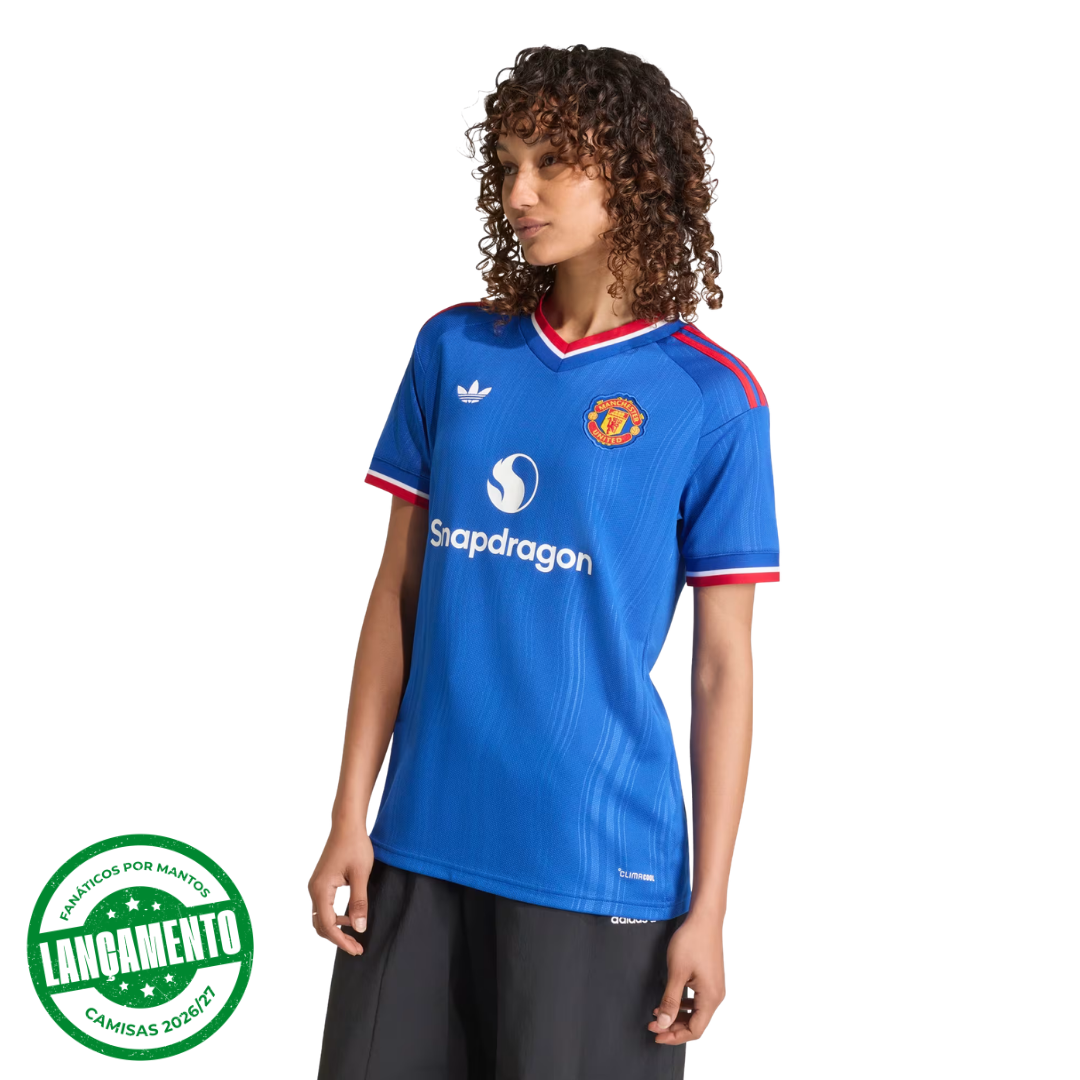 Camisa Feminina Manchester United 2026/27 Away