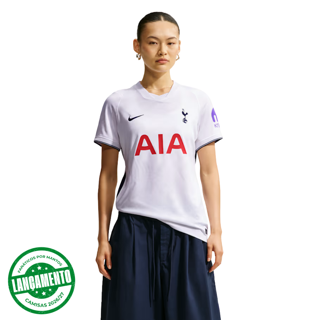 Camisa Feminina Tottenham 2026/27 Home