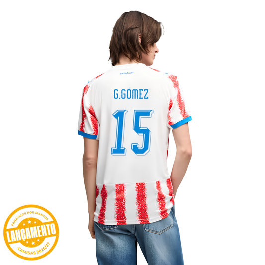 Camisa Paraguai FWC26 Home - G. Gómez 15