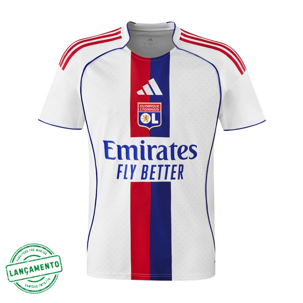 Camisa Olympique Lyonnais 2025/26 Home