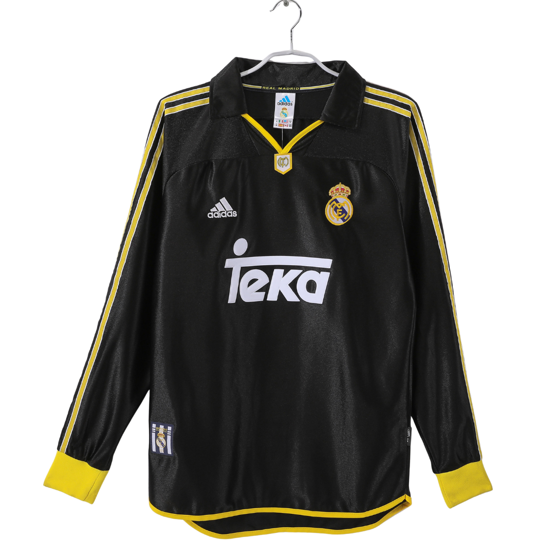 Camisa Retrô Real Madrid Manga Longa 1999/01 Away