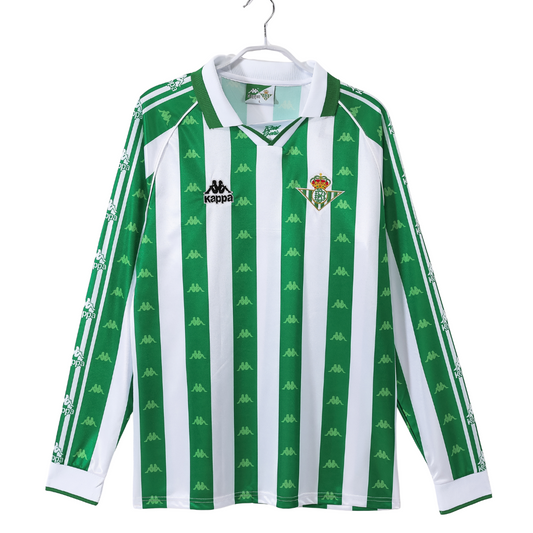 Camisa Retrô Real Betis Manga Longa 1995/96 Home