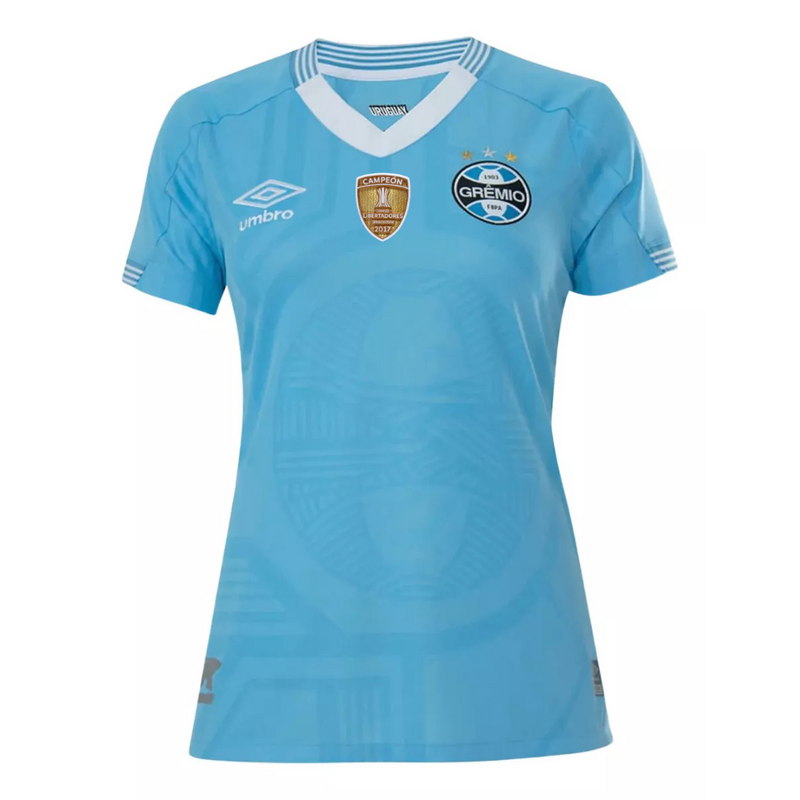 Camisa Feminina Grêmio Umbro 22/23 Azul Celeste