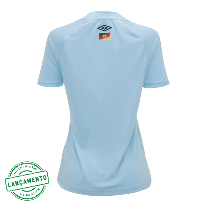 Camisa Feminina Grêmio 25/26 Away - Celeste