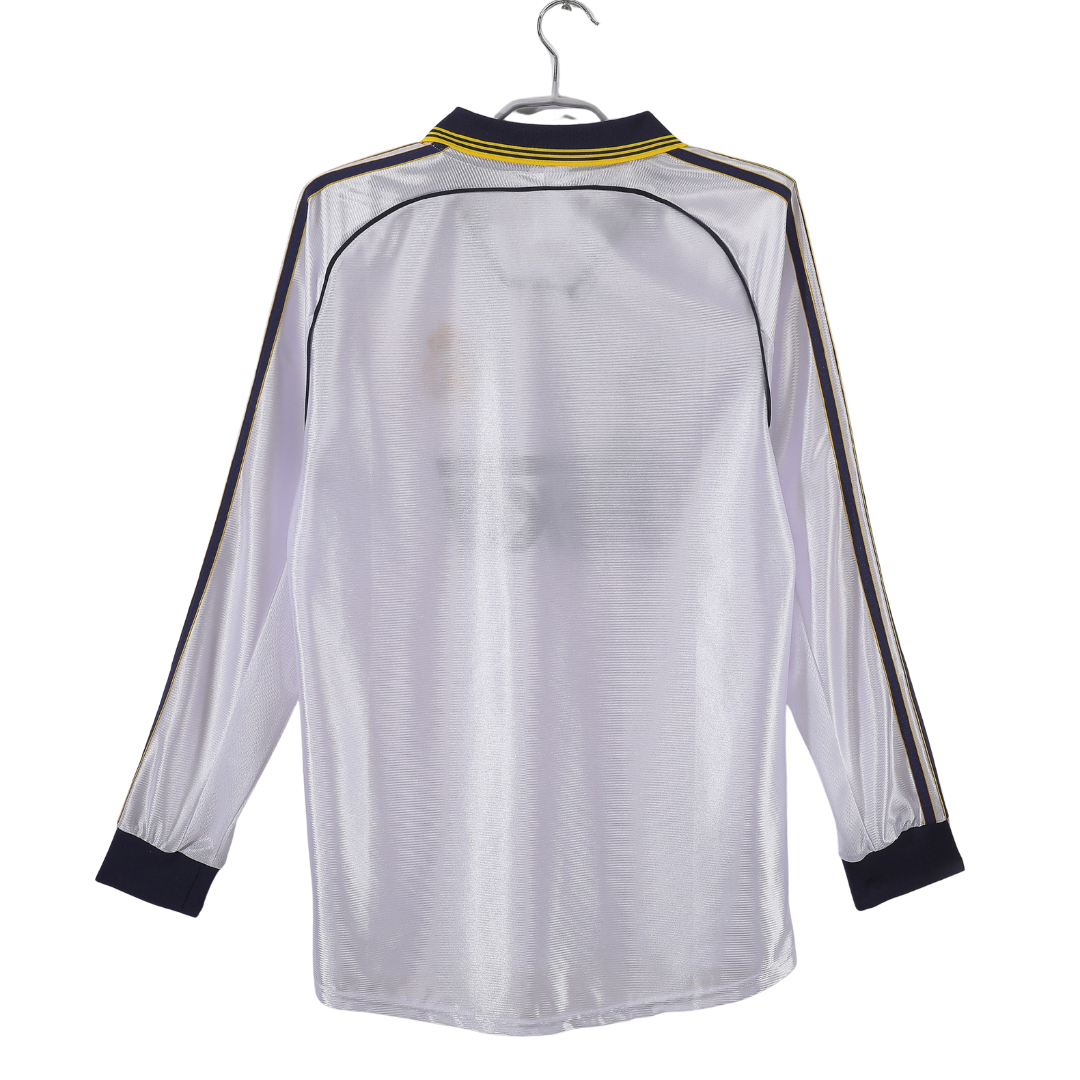 Camisa Retrô Real Madrid Manga Longa 1998/99 Home