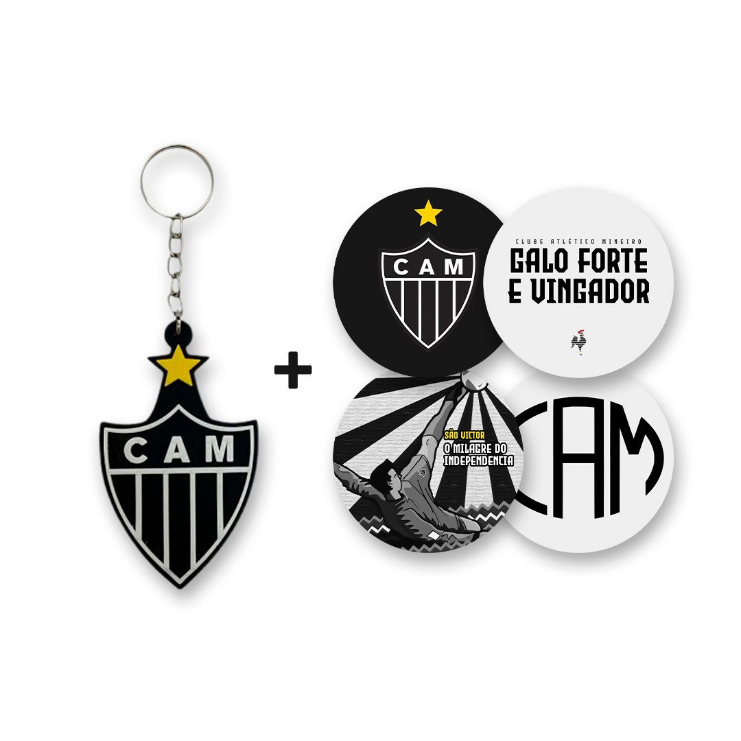 4 ADESIVOS + CHAVEIRO (CAM)