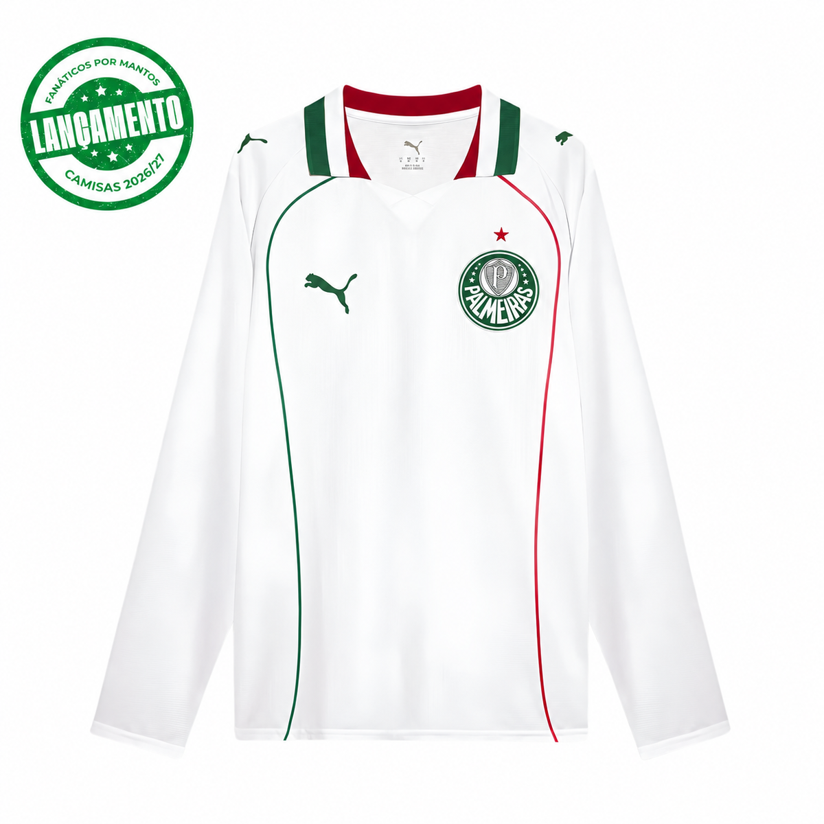 Camisa Palmeiras Manga Longa 26/27 Away