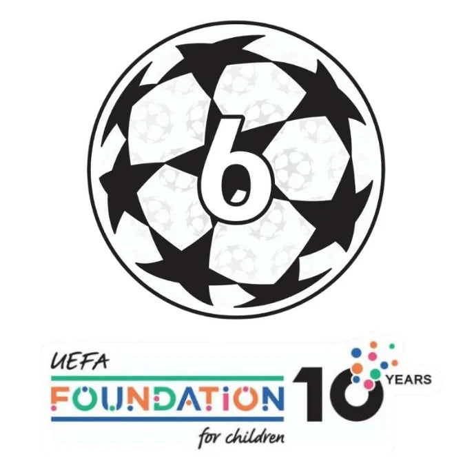 Kit 2 Patches Champions League 6 Troféus