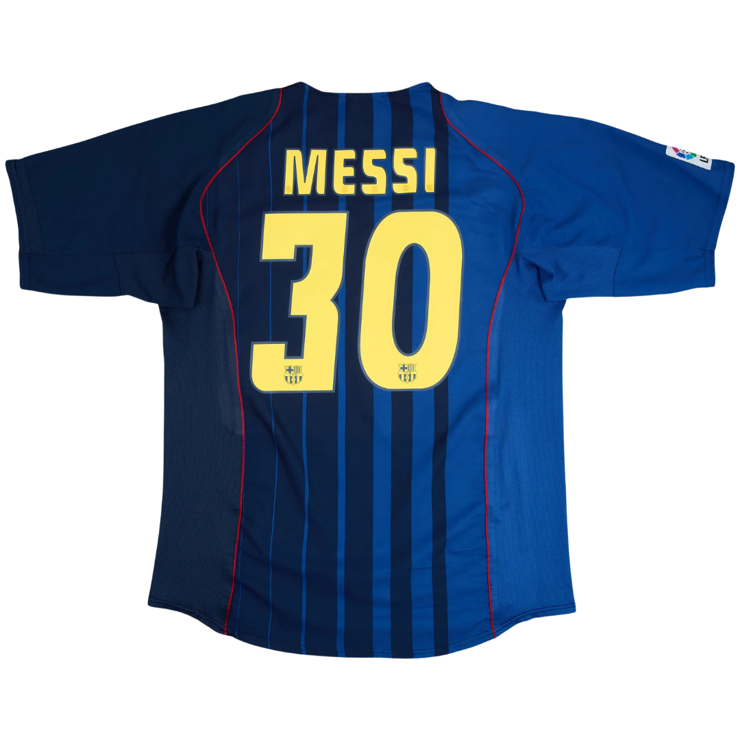 Camisa Retrô Barcelona 2004/05 Away - Messi Nº30