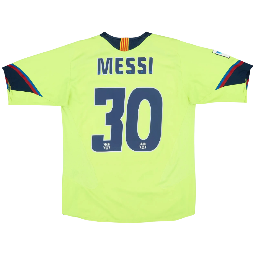Camisa Retrô Barcelona 2005/06 Away - Messi Nº30