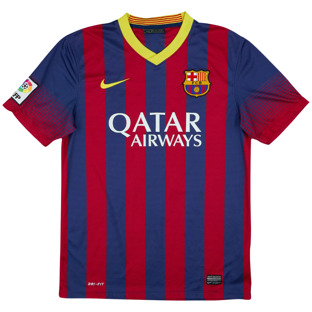 Camisa Retrô Barcelona 2013/14 Home - Messi Nº10