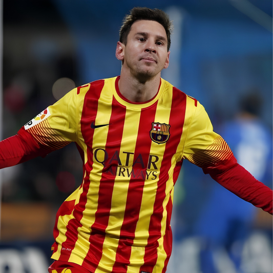 Camisa Retrô Barcelona 2013/14 Away - Messi Nº10