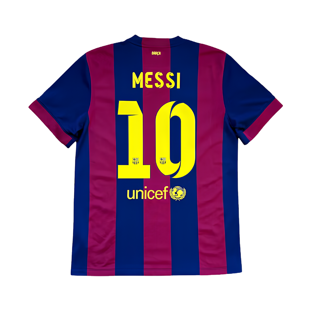 Camisa Retrô Barcelona 2014/15 Home - Messi Nº10