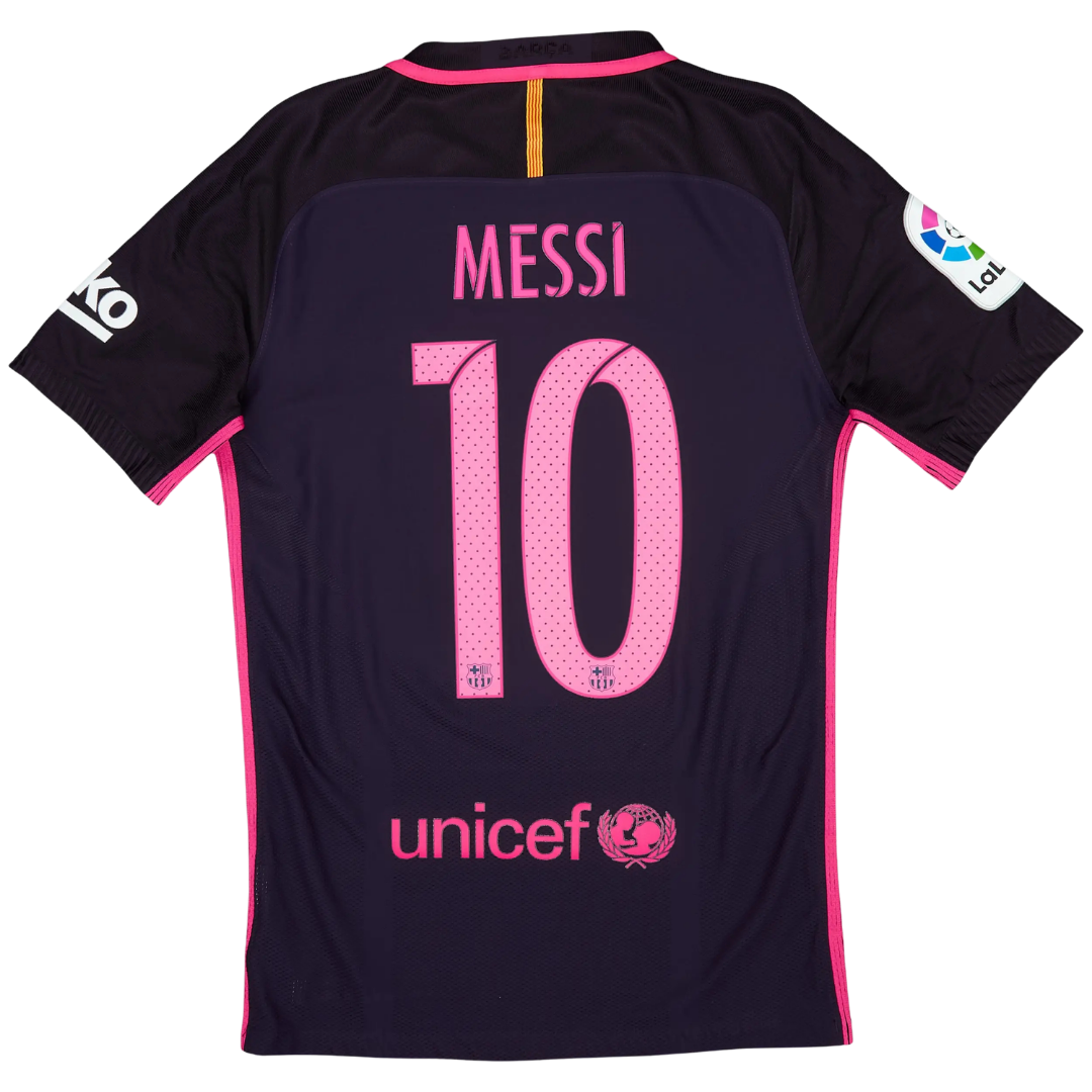 Camisa Retrô Barcelona 2017/18 Away - Messi Nº10