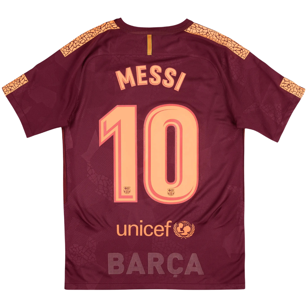 Camisa Retrô Barcelona 2017/18 Third - Messi Nº10