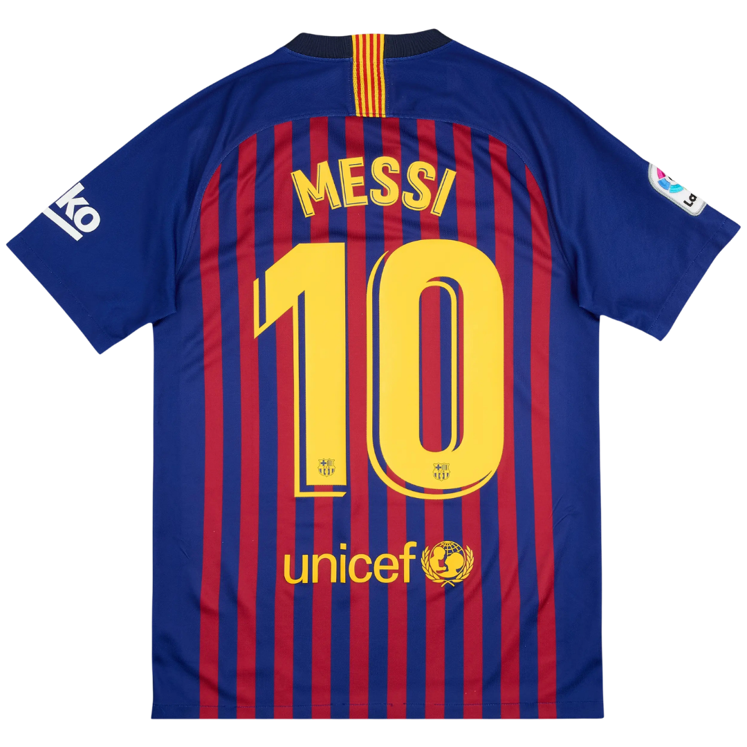 Camisa Retrô Barcelona 2018/19 Home - Messi Nº10