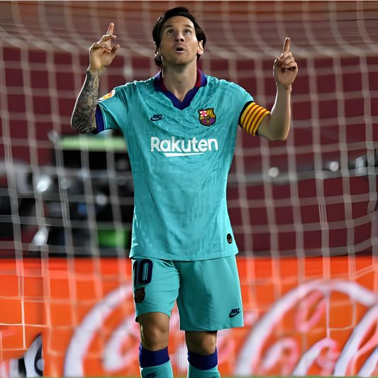 Camisa Retrô Barcelona 2019/20 Third - Messi Nº10