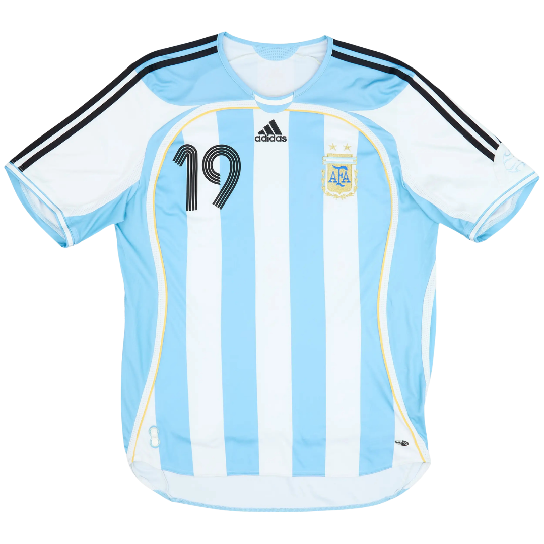 Camisa Retrô Argentina 2006/07 Home - Messi Nº19