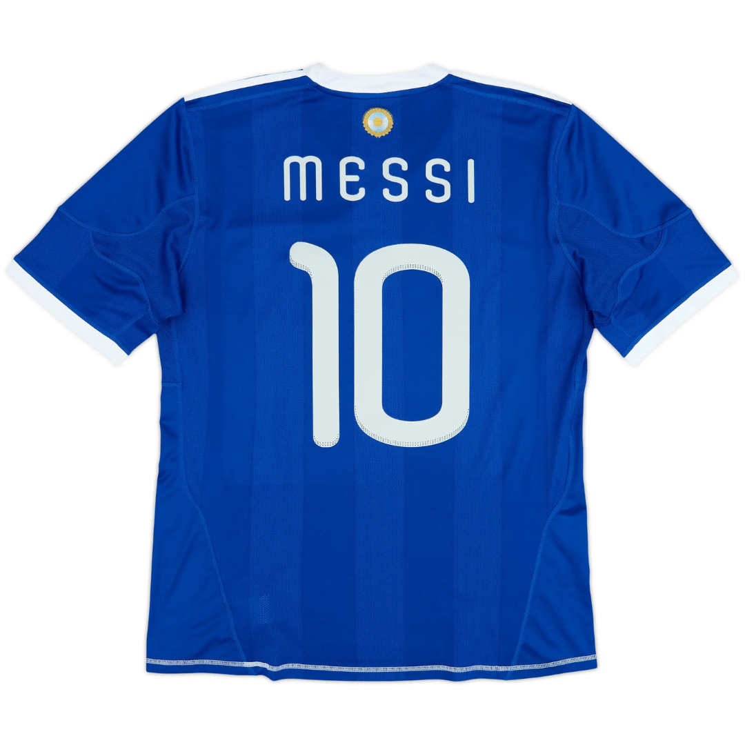 Camisa Retrô Argentina 2010/11 Away - Messi Nº10