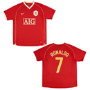 Camisa Retrô Manchester United 2006/07 Home - Ronaldo Nº7