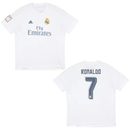 Camisa Retrô Real Madrid 2015/16 Home - Ronaldo Nº7