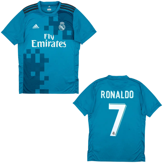 Camisa Retrô Real Madrid 2017/18 Third - Ronaldo Nº7