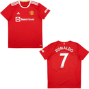 Camisa Manchester United 2021/22 Home - Ronaldo Nº7