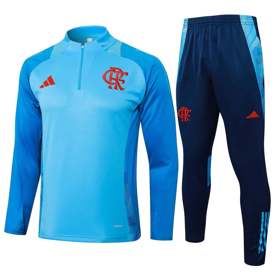 Conjunto Zíper Curto Flamengo 2025/26 Treino Atleta